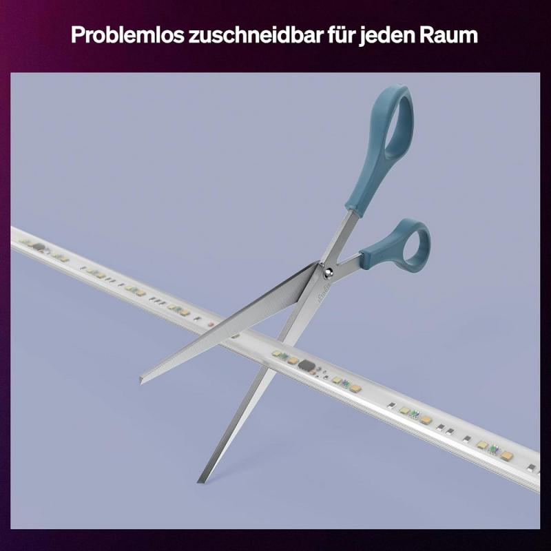 Philips Hue Essential 5-Meter-LED-Lightstrip, RGB, flexible Innenbeleuchtung, App- und Sprachsteuerung, kompatibel mit Alexa, Google Assistant und Apple Home