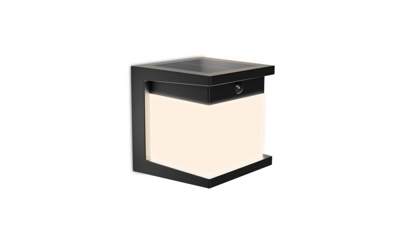 Philips Diara Solar LED Garten-Wandleuchte 3,8W 400lm 2700K mit Bewegungssensor