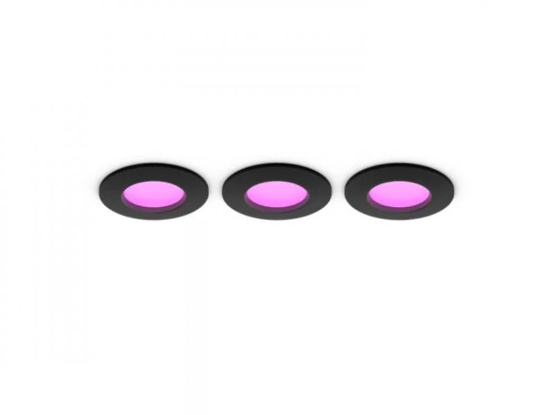 Philips Hue Slim Einbauleuchte 90 mm 3er-Pack RGBW Smart Home