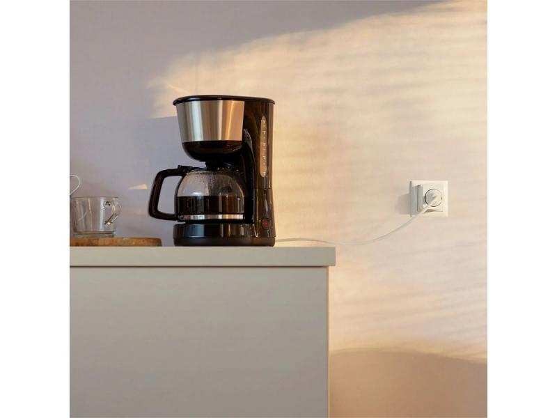 Philips WiZ Smart Plug PowerMeter – Smarte WLAN-Steckdose Typ F 2300W 10A, Matter, Energiemessung