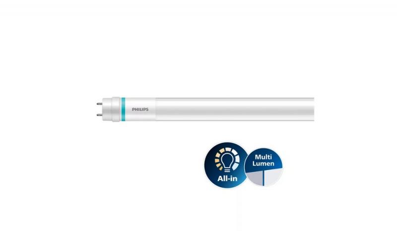 150cm Philips MASTER Value LED Röhre Multi-Lumen 19.3 W, 23 W, 58W  6500 K Tageslichtweiß Glas für KVG/VVG/AC (direkt an 230V)
