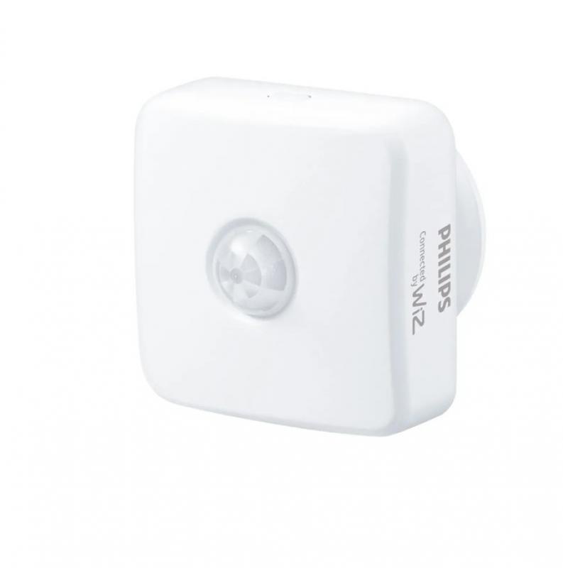 Philips Smart Connected by WiZ Bewegungsmelder – 120°, 3 m, batteriebetrieben, kabellos, Weiß