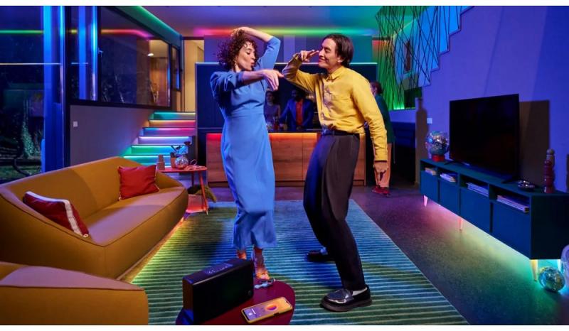 Philips WiZ Smart LED RGB Lichtstreifen 22W 30m 2x15m dimmbar WLAN Bluetooth Matter
