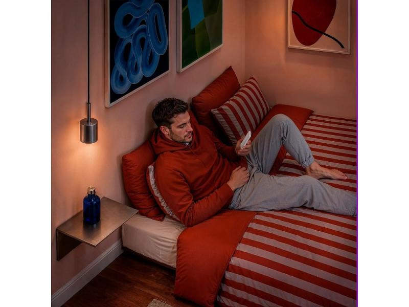 Philips WiZ Smart Dimmer Switch – Kabelloser Dimmschalter mit 8 Tasten, 4 Lichtszenen, Weiß