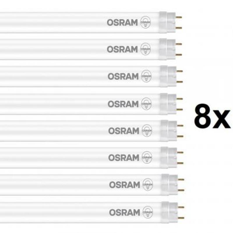 8er 120cm OSRAM G13 T8 LED Röhre EM ENERGY EFFICIENCY CLASS A 10W wie 36W KVG/VVG 4000K Glas