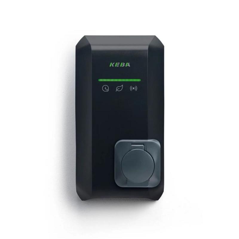 KEBA KeContact P40 140.221 Wallbox 11 kW mit Typ-2-Steckdose, WLAN & Bluetooth
