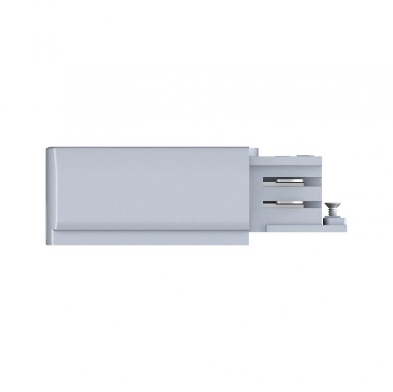 Paulmann 91358 ProRail3 Einspeiser Ende rechts Silber Metall Kunststoff 3-Phasen