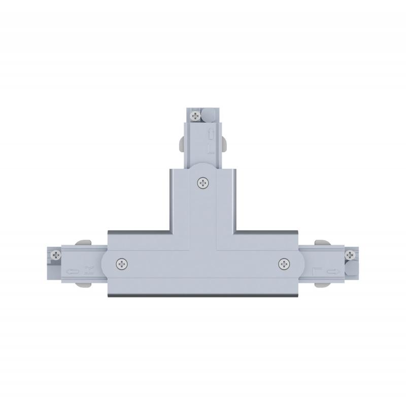 Paulmann 91376 ProRail3 T-Verbinder Erde links Silber Metall Kunststoff 3-Phasen