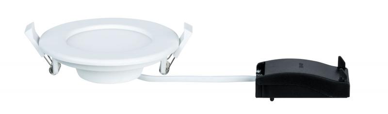 Paulmann 92058 Quality EBL Set Panel rund LED 1x6W 4000K 230V 115mm Weiß/Kunststoff