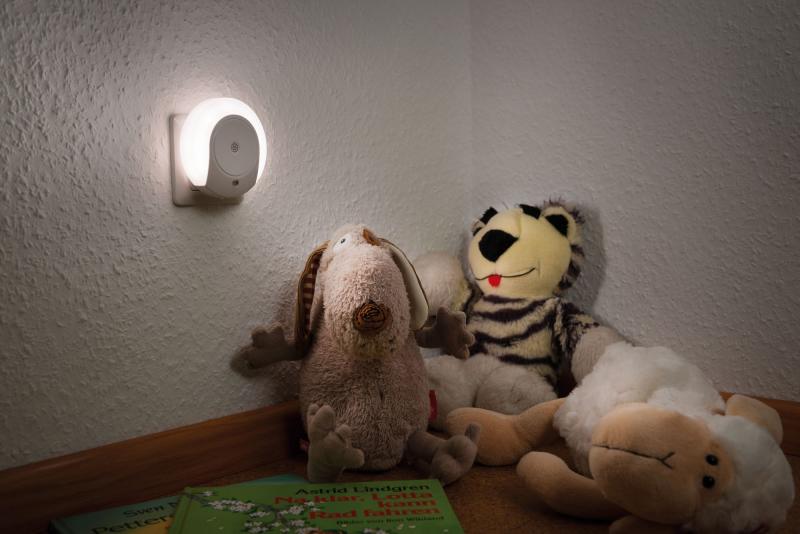 Paulmann 92495 AS Horby rund Nachtlicht Stecker weiß 3000K - Assistance-Leuchte
