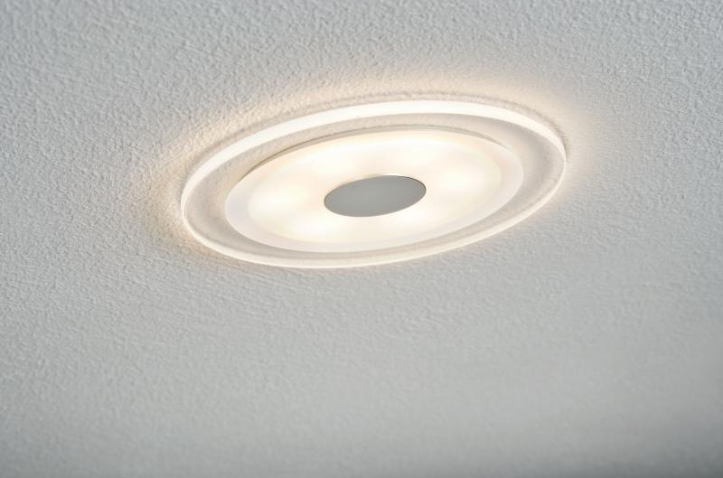 Paulmann 92543 Premium Einbauleuchte Set Whirl rund LED 3x6W 150mm Alu gedreht/Satin