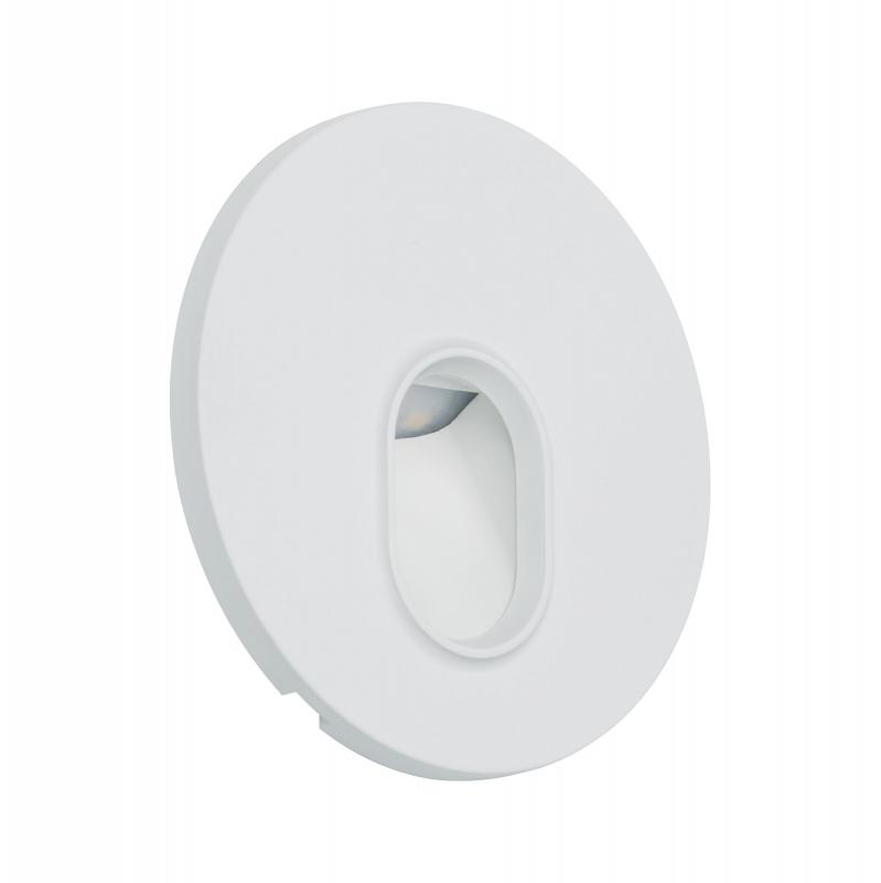 Paulmann 92924 Wand Einbauleuchte Set rund 1x1.7W 2700K Weiß