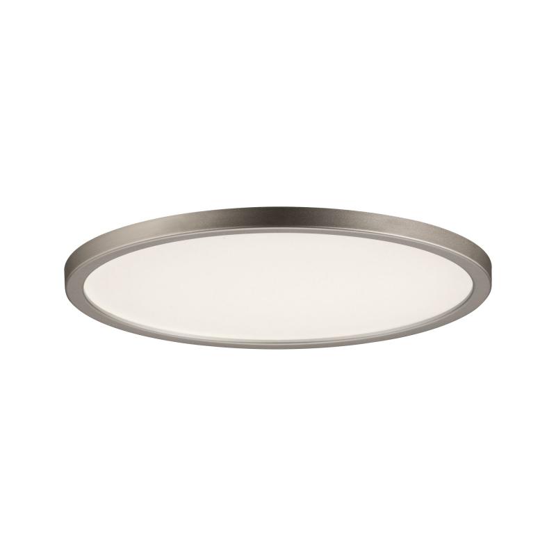 Paulmann 92946 Einbauleuchte Set Panel Areo rund IP23 LED 12W 3000K 180mm Nickel matt