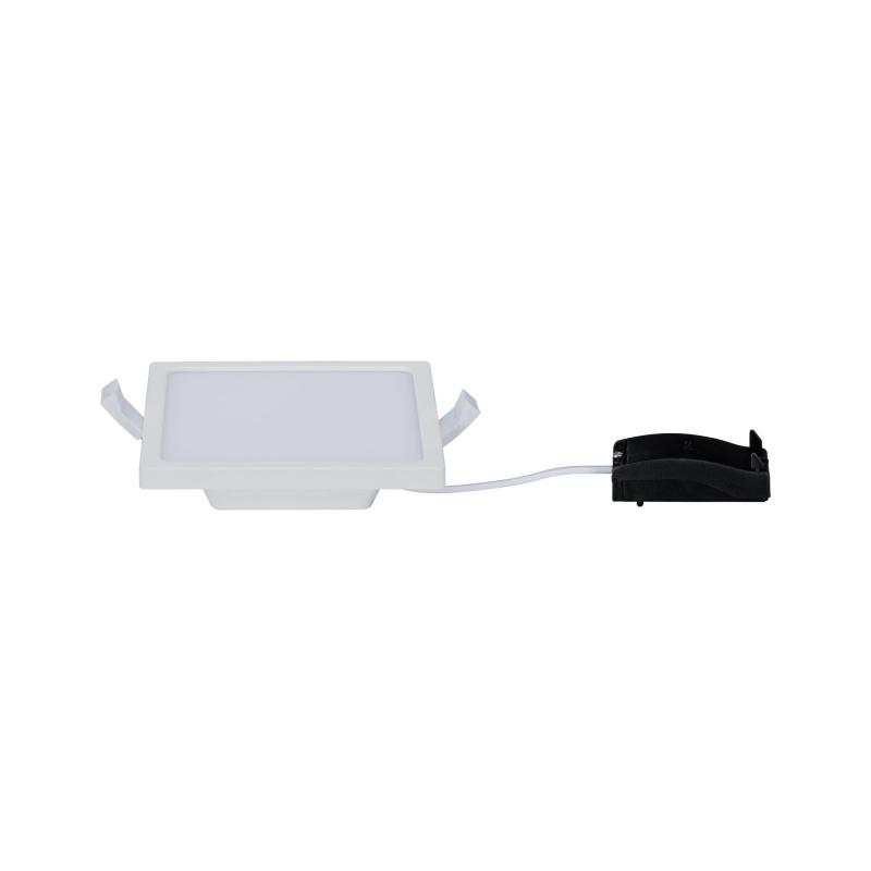 Paulmann 92950 Einbauleuchte Set Panel Areo eckig IP23 LED 8W 3000K 120x120mm Weiß