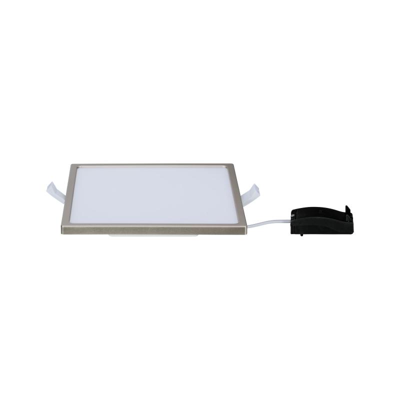 Paulmann 92952 Einbauleuchte Set Panel Areo eckig IP23 LED 12W 3000K 180x180mm Nickel