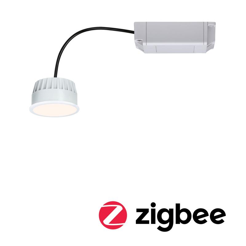 Paulmann 93073 LED Einbauleuchte Coin ZigBee dimmbar 6W 470lm warmweiß 51mm