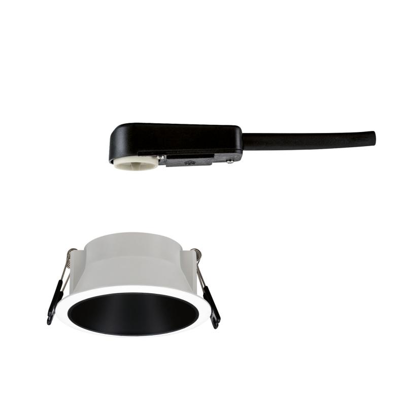 Paulmann 93394 EBL Cole rund starr max 1x10W GU10 230V weiß/schwarz matt Alu/Kunststoff