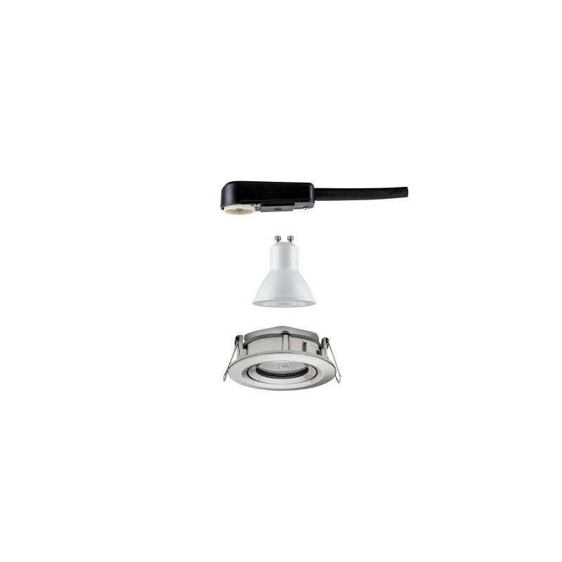 Paulmann 93671 Einbauleuchte Nova Plus IP65 schwenkbar 1x6W 4000K GU10 Eisen geb