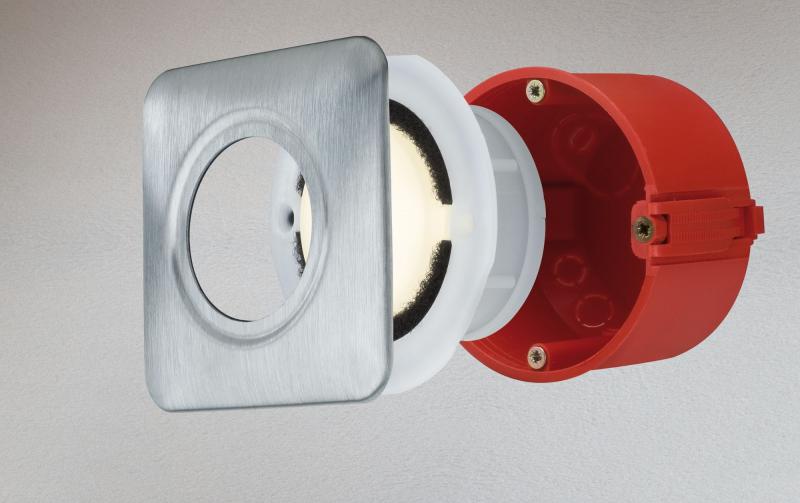Paulmann 93740 Special Einbauleuchte Set LED IP65 1.4W 3000K 76mm Opal