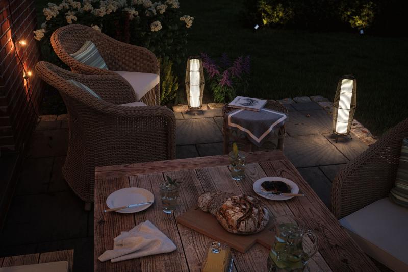 Paulmann 94320 Outdoor Plug&Shine Classic Bodenleuchte 3000K 24V IP44