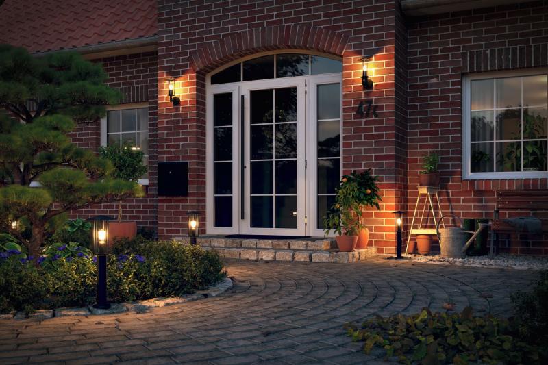 Paulmann 94398 Outdoor 230V Wandleuchte Classic IP44 E27 Metall/Glas Dark Grey