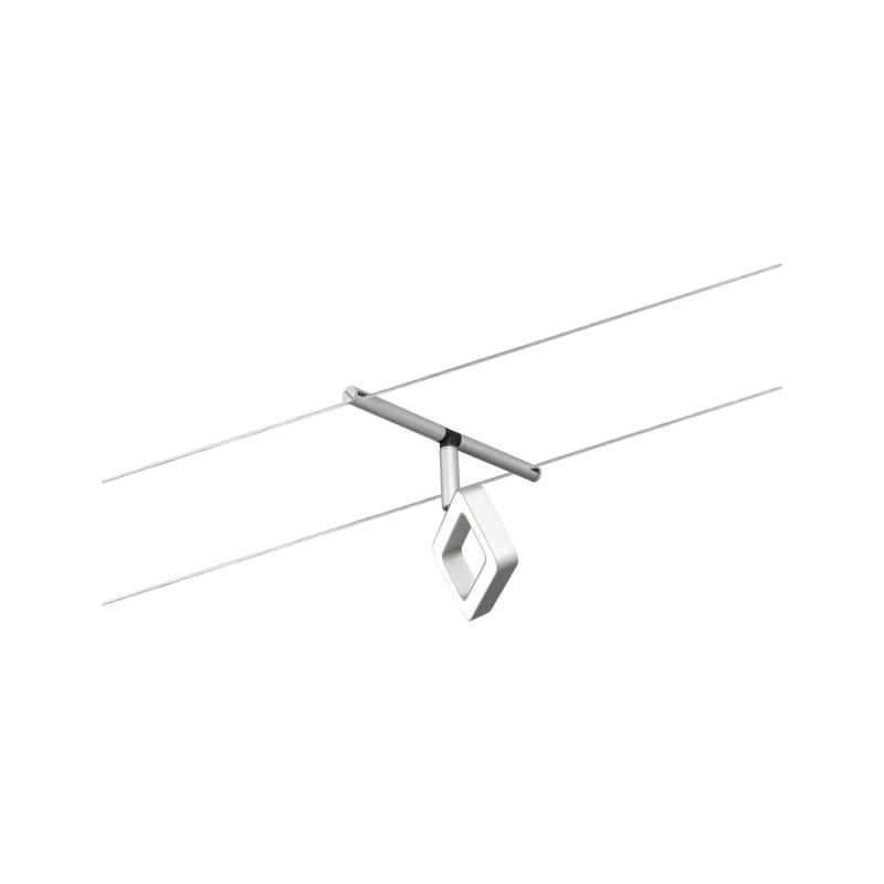 Paulmann 94482 Strahler für Seilsystem Frame matt Chrom DC warmweiß