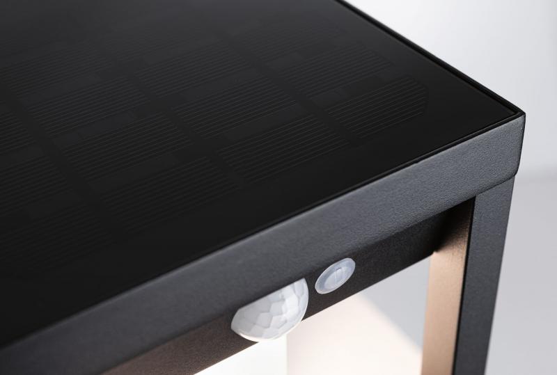 Paulmann 94572 Solar Außenwandleuchte Marisol mit Bewegungsmelder