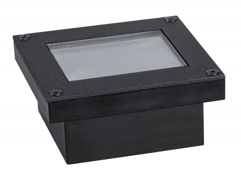 Paulmann 94578 Solar LED Bodeneinbauleuchte Domenic staubdicht 1m unter Wasser geschützt warmweiß Schwarz