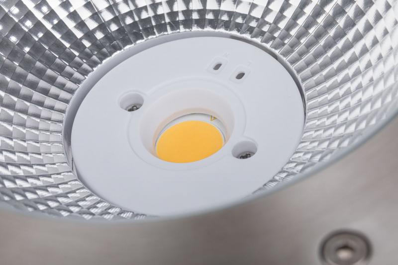 Paulmann 94654 LED Bodeneinbauleuchte Durea  staubdicht 1m unter Wasser geschützt rund 153mm warmweiß 8W Edelstahl Metall