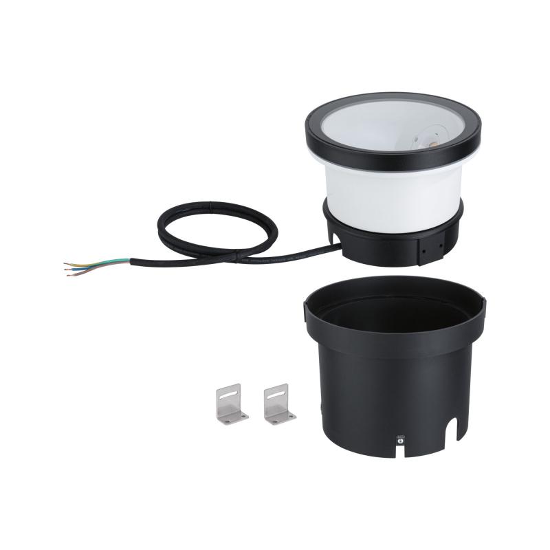 Paulmann 94672 LED Wandfluter Ocos staubdicht 1m unter Wasser geschützt 155mm warmweiß 6,2W 75° Anthrazit Metall