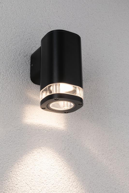 Paulmann 94718 Außenwandleuchte Colum seewasserresistent Spritzwasser geschützt Anthrazit Aluminium