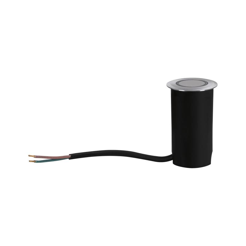 Paulmann 94727 LED Bodeneinbauleuchte Goldlicht insektenfreundlich staubdicht 1m unter Wasser geschützt rund 50mm extra warmweiß 2,2W Alu Kunststoff/Metall