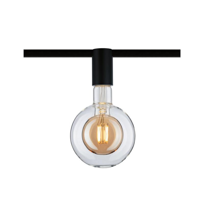 Paulmann 94975 URail Ceiling Socket max1x20W E27 Schwarz 230V Metall
