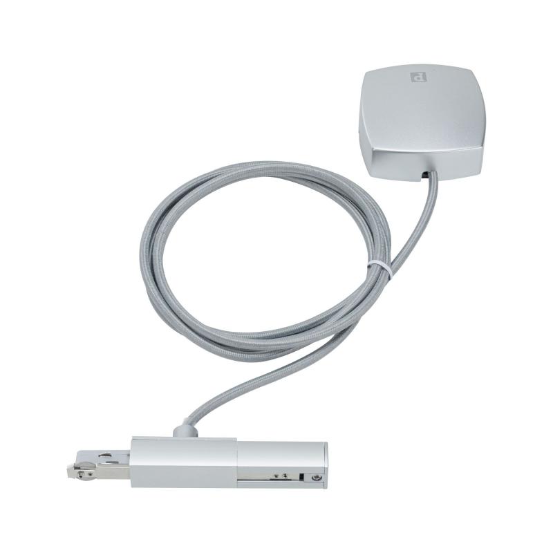 Paulmann 95416 Urail Einspeise Kabel Chrom matt max. 1000W 2000mm 230V