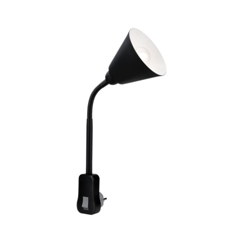 Paulmann 95427 AS Steckerl Junus E14 schwarz Flexarm - Assistance-Leuchte