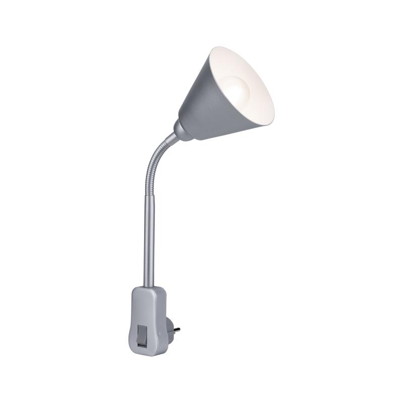 Paulmann 95429 AS Steckerl Junus E14 grau Flexarm - Assistance-Leuchte