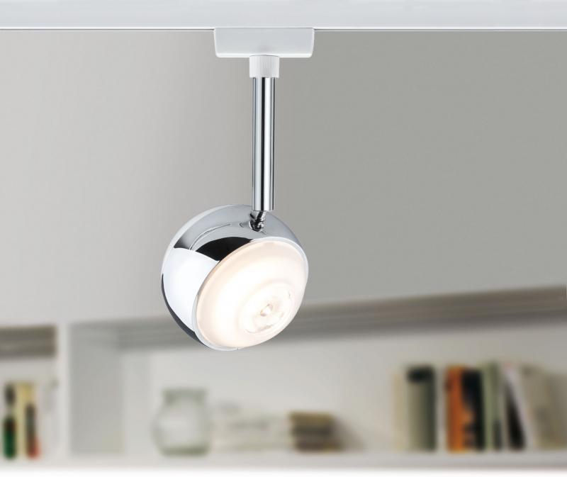 Paulmann 95456 URail System LED Spot Capsule II 1x6W Weiß/Chrom dimmbar
