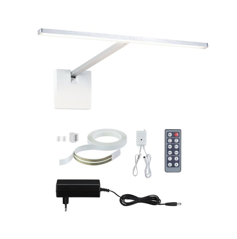 Paulmann 95577 LED Bilderleuchte Xana warmweiß 5,5W dimmbar Alu gebürstet - Assistance-Leuchte