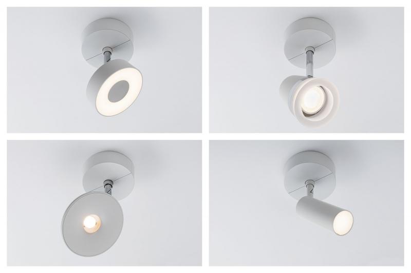 Paulmann 96821 URail Schwenkbarer Schienen Strahler Base Weiß 230V