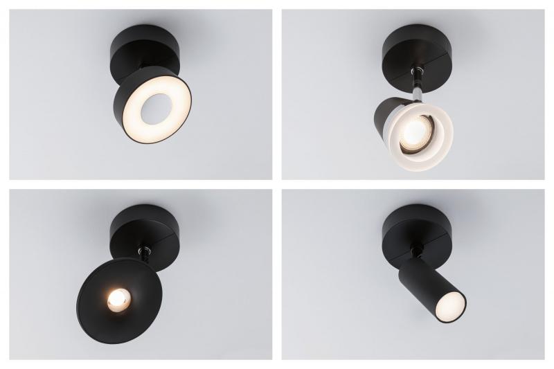 Paulmann 96822 URail Scheinenstrahler Base Schwarz 230V