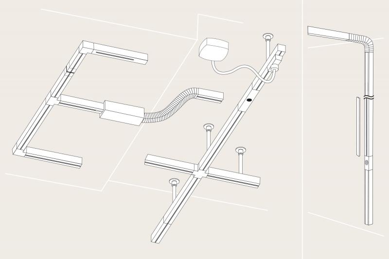 Paulmann 97648 URail System Light&Easy L-Verbinder starr Chrom