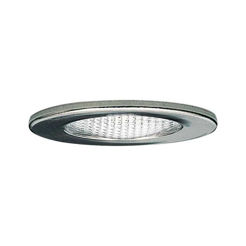 Paulmann 98462 Möbel Einbauleuchte Schutzglas strukturiert max.20W 12V G4 66mm Chrom