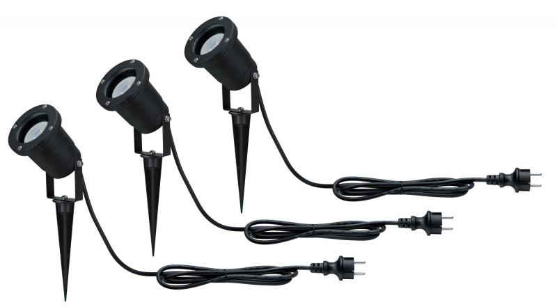 3er-Set LED Special Line Garden Gartenspots Erdspießleuchten Paulmann 98897