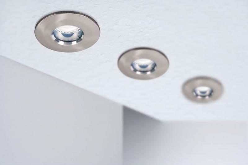 Aktion: Nur noch angezeigter Bestand verfügbar - Paulmann 99342 Premium Einbauleuchte starr IP65 max.35W 12V GU5.3 Chrom -