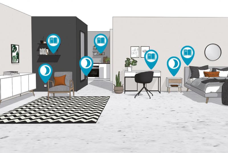 Paulmann 99896 Galeria LED Bilderleuchte Beam Sixty 11W Nickel