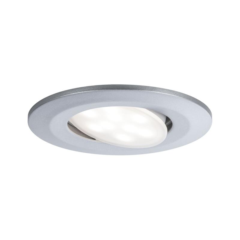 Paulmann 99932 Einbauleuchte Calla IP65 dimmbar schwenkbar LED 4000K Chrom