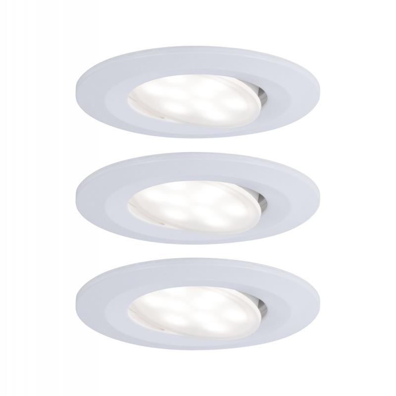 Paulmann 99935 Einbauleuchte Set Calla IP65 3step color rd schw LED 3x550lm tunable white 5.5W Weiß