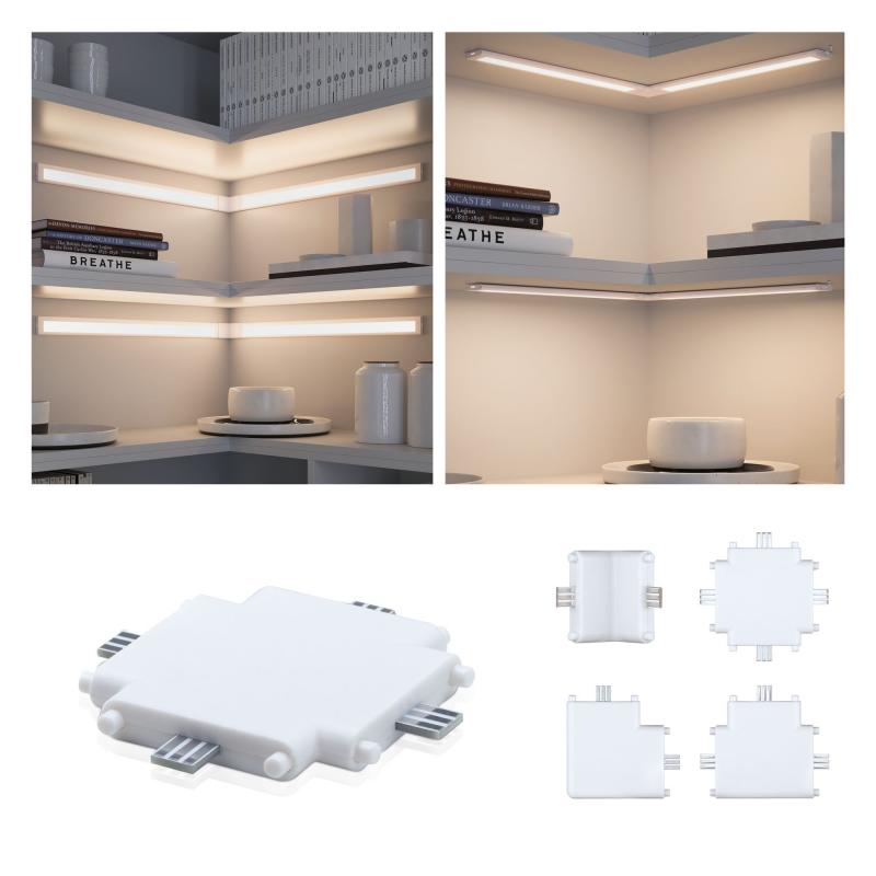 Paulmann 99966 Clever Connect X-Verbinder Border 12V Weiß matt/Kunststoff