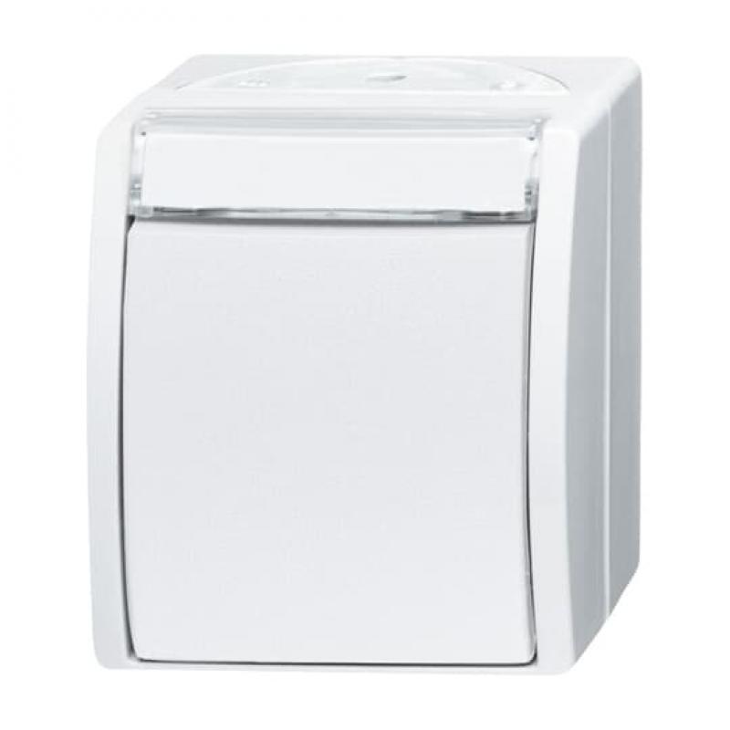 Busch-Jaeger 2601/6 WN-54 Wippschalter Aus- und Wechselschaltung