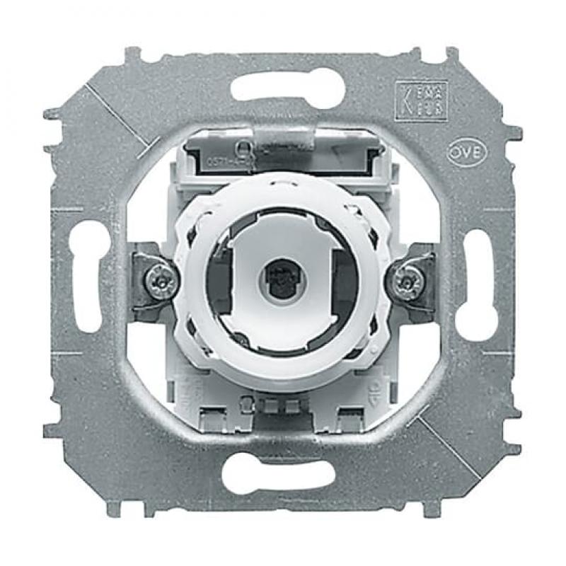 Busch-Jaeger 2021/6 UK Druckfolgetaster-Einsatz 1-polig Wechsler mit N-Klemme